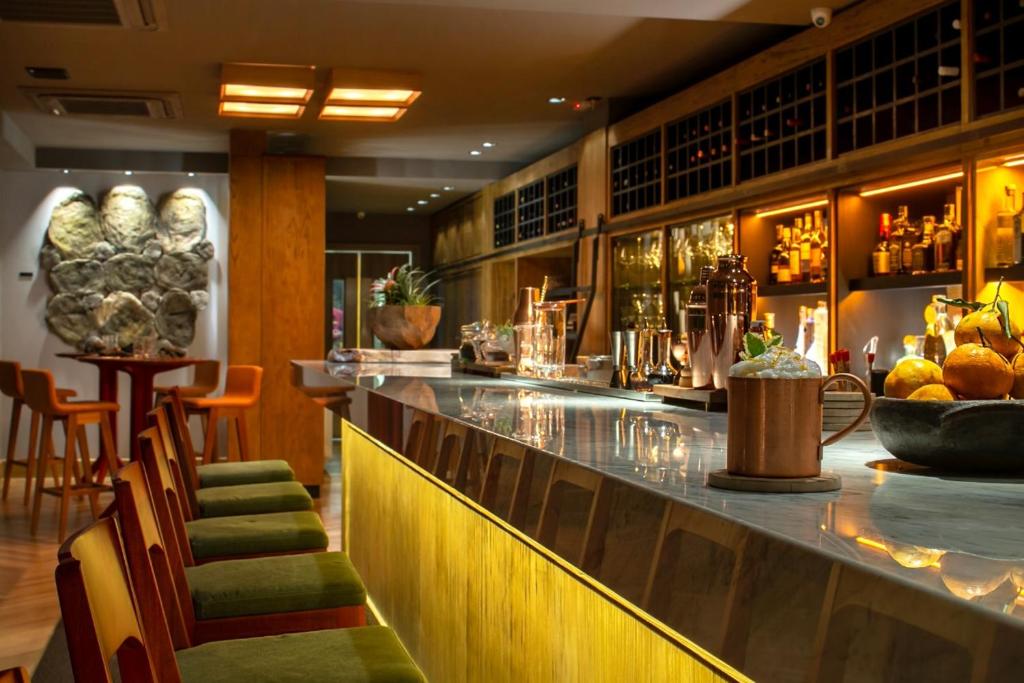 Bar do Wood Hotel em Gramado