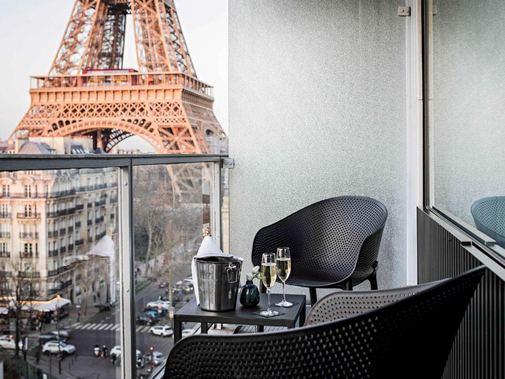 Vista da Torre Eiffel do Hotel Pullman Paris